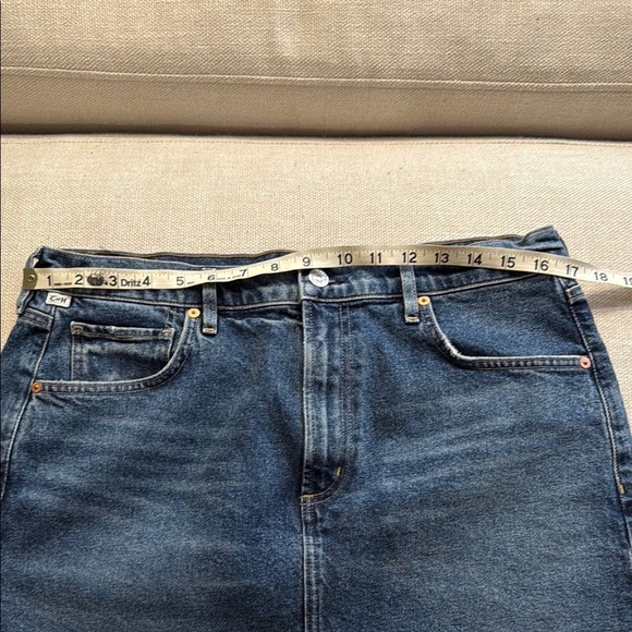 Citizens Of Humanity Beatnik Blue Denim Mini Skirt size 30 - Picture 6 of 9